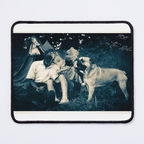 Item preview, Weekend Camping (blue sepia) designed and sold by FattoAMano.