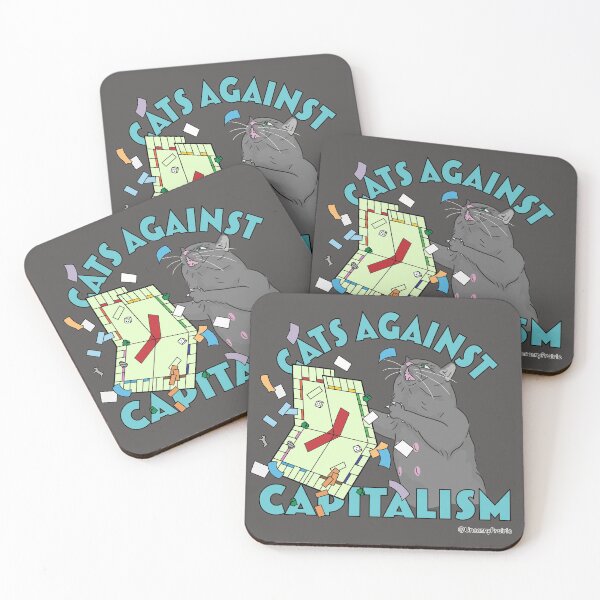 Item preview, Cats Against Capitalism designed and sold by UncannyPrairie.