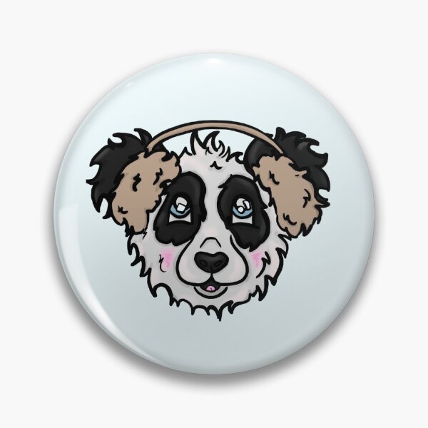 Item preview, Winter Earmuff Panda designed and sold by BioLushGraphics.