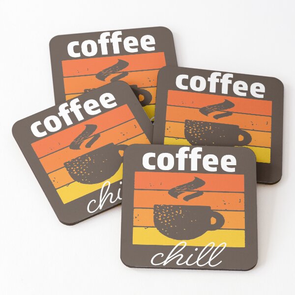 Item preview, Coffee And Chill Vintage Aesthetic - Coffee Slogan designed and sold by jacnotjac.