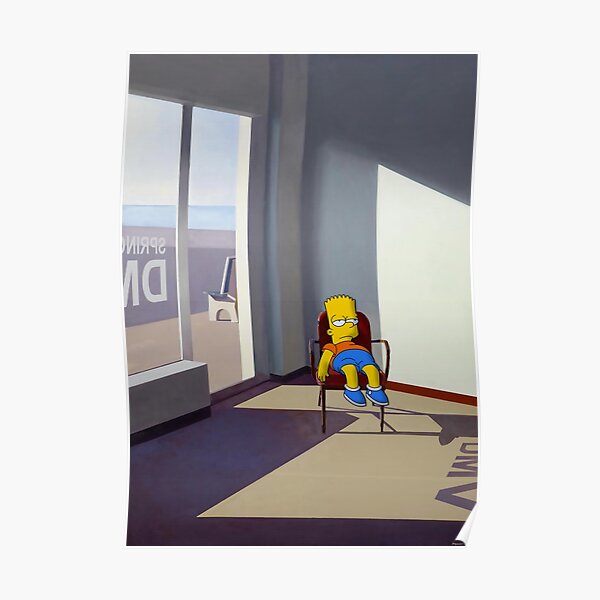 Bored Bart Poster
