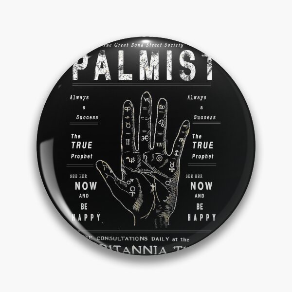 Item preview, Mystical Palmistry Design for dark backgrounds designed and sold by BritPanopticon.
