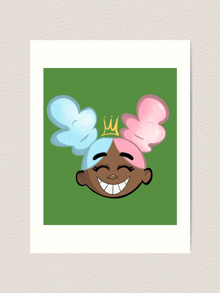 "Candy Hair Puff" Art Print for Sale by Kncstreet Redbubble