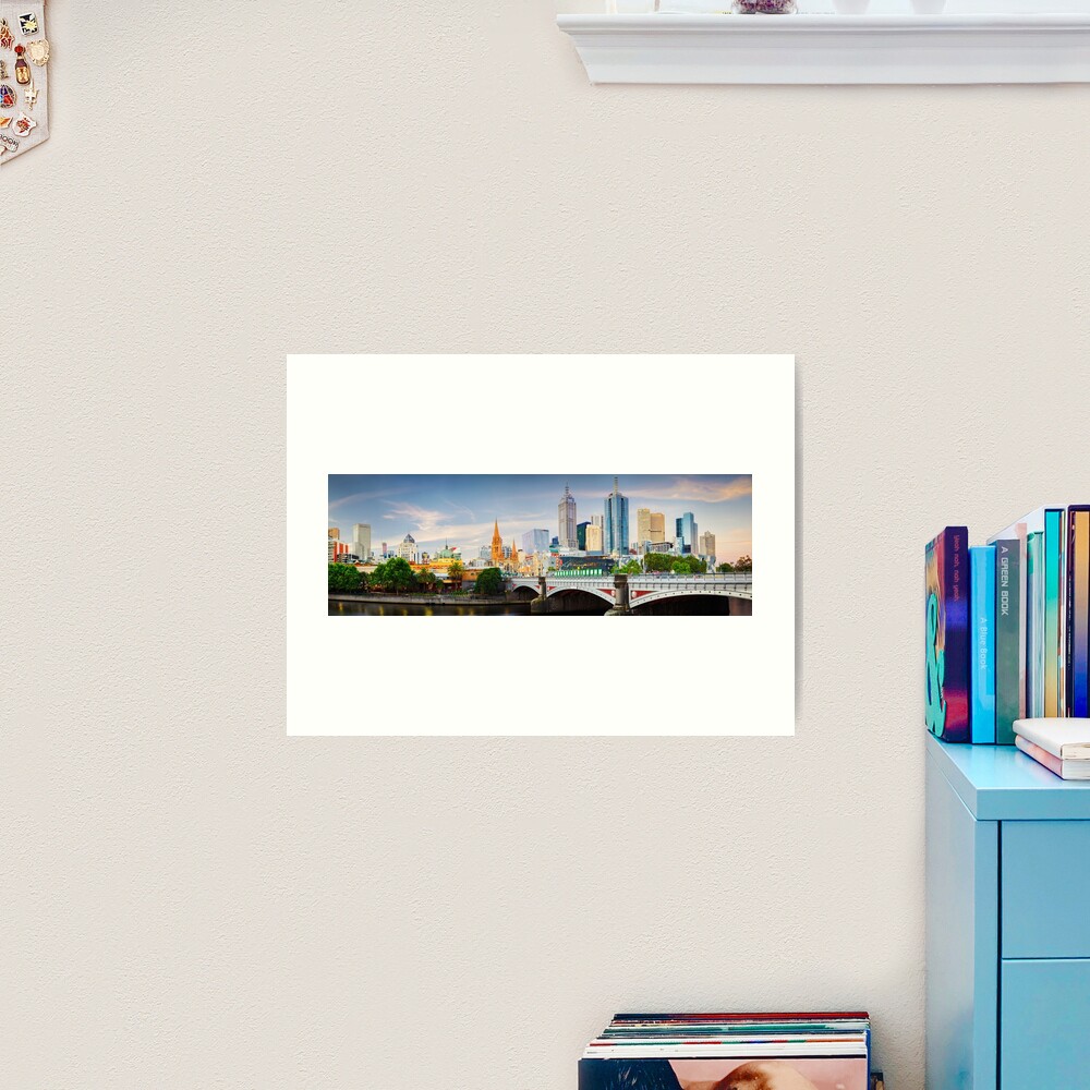 Princes Bridge, Melbourne, Victoria, Australia Art Print