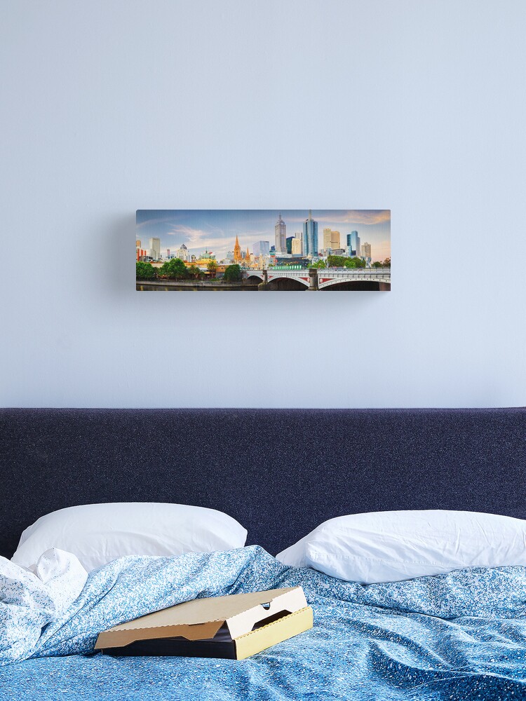 Thumbnail 2 of 3, Canvas Print, Princes Bridge, Melbourne, Victoria, Australia designed and sold by Chockstone.