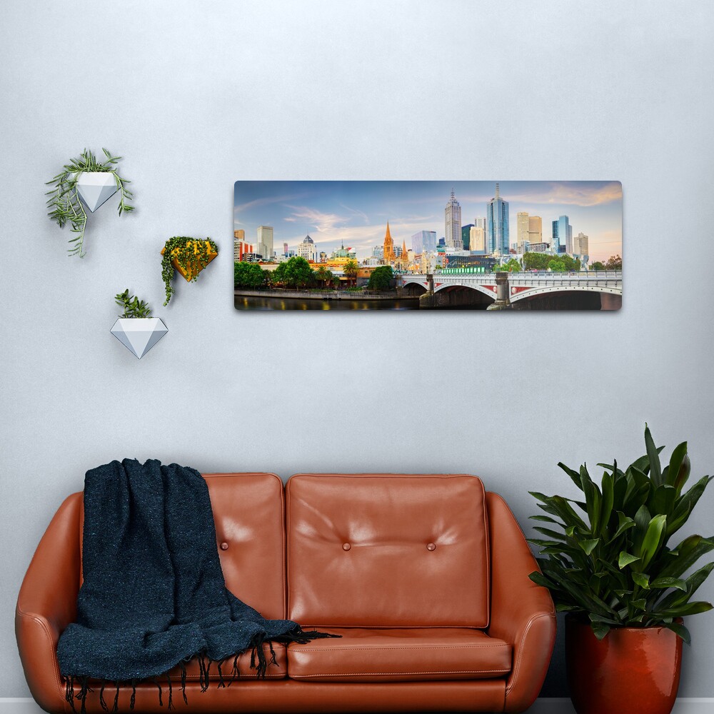 Princes Bridge, Melbourne, Victoria, Australia Metal Print