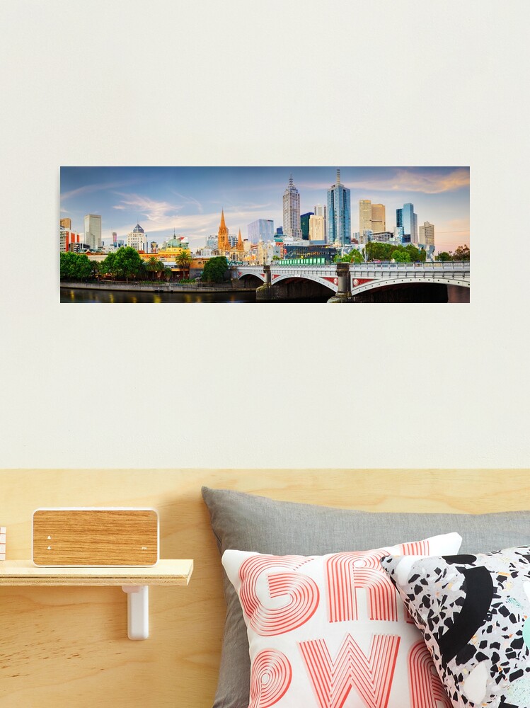 Thumbnail 2 of 3, Photographic Print, Princes Bridge, Melbourne, Victoria, Australia designed and sold by Chockstone.