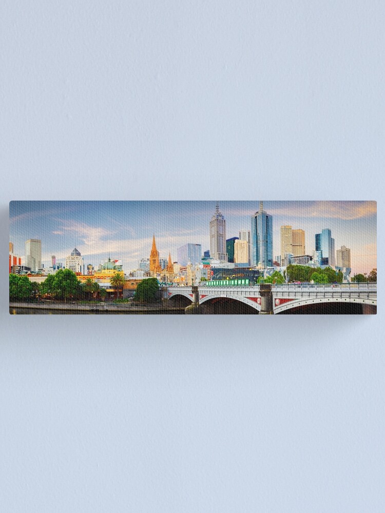 Thumbnail 1 of 3, Canvas Print, Princes Bridge, Melbourne, Victoria, Australia designed and sold by Chockstone.
