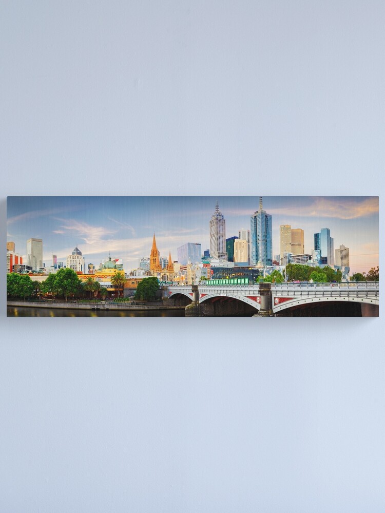 Thumbnail 1 of 3, Canvas Print, Princes Bridge, Melbourne, Victoria, Australia designed and sold by Chockstone.