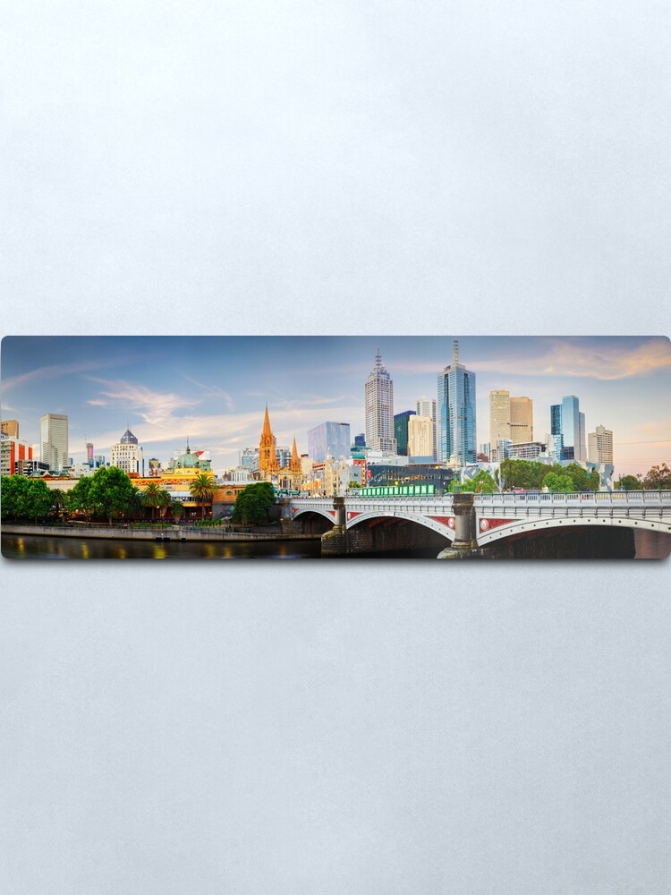 Alternate view of Princes Bridge, Melbourne, Victoria, Australia Metal Print