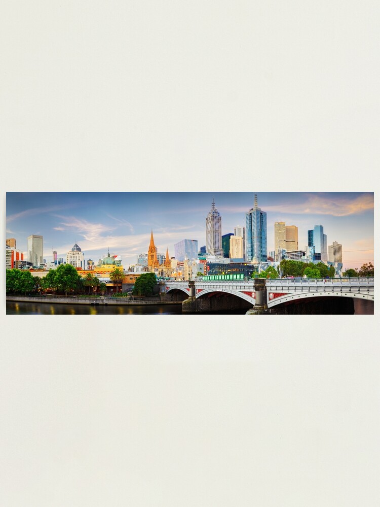 Thumbnail 1 of 3, Photographic Print, Princes Bridge, Melbourne, Victoria, Australia designed and sold by Chockstone.