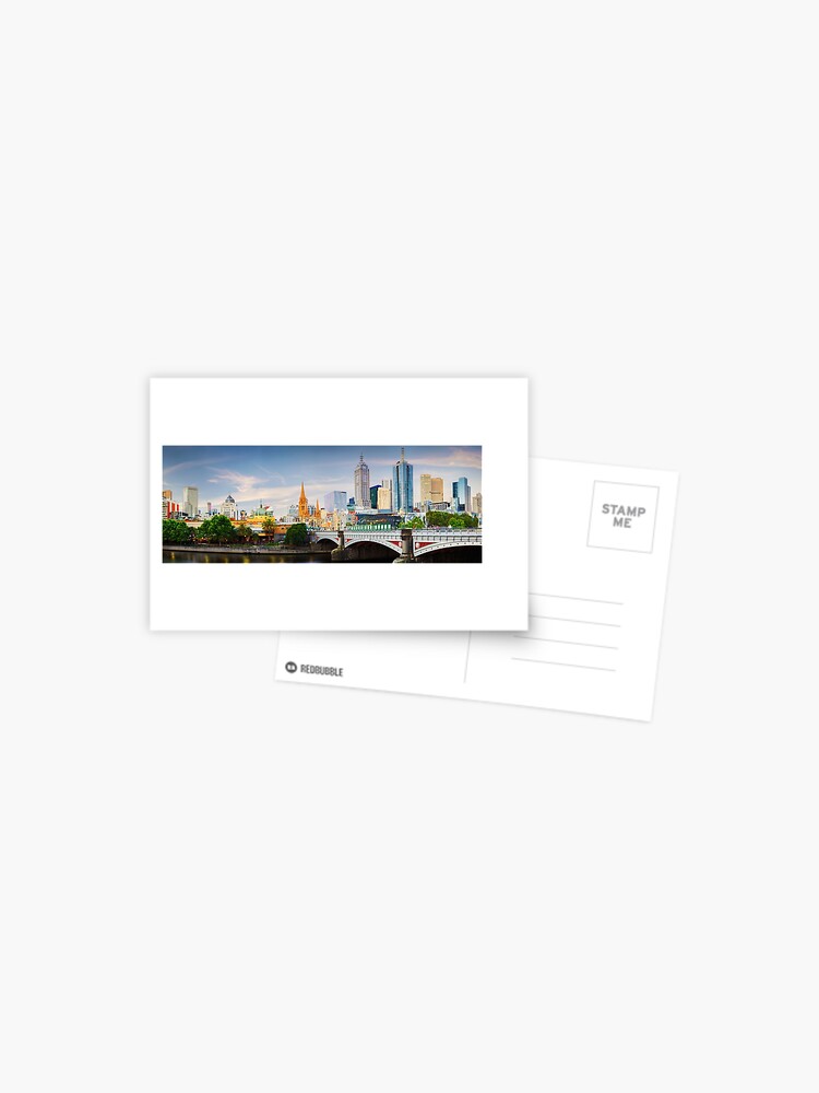 Thumbnail 1 of 2, Postcard, Princes Bridge, Melbourne, Victoria, Australia designed and sold by Chockstone.