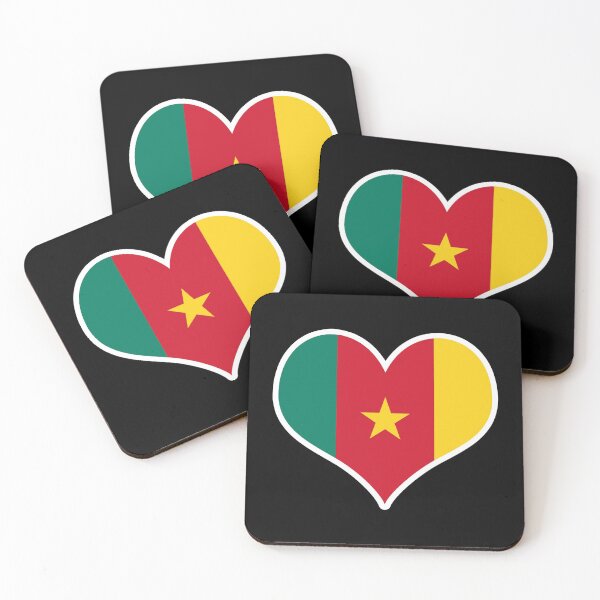 Item preview, Cameroon Flag Heart designed and sold by PKHalford.