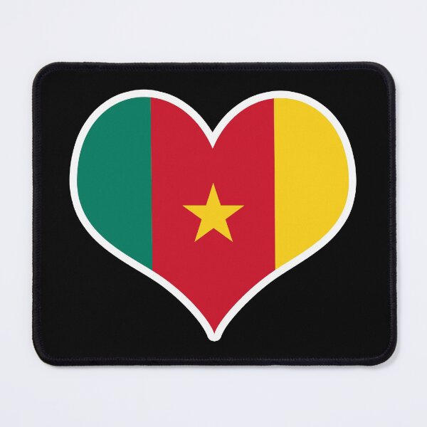 Item preview, Cameroon Flag Heart designed and sold by PKHalford.