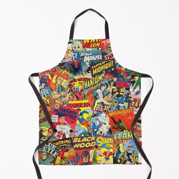 Item preview, Vintage Superhero Comic Book Cover Art Collage designed and sold by hjsmith.