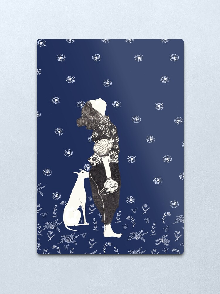 Alternate view of Looking at the stars Metal Print
