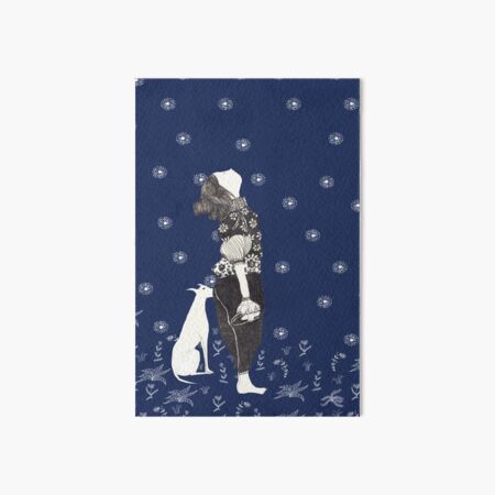 Looking at the stars Art Board Print