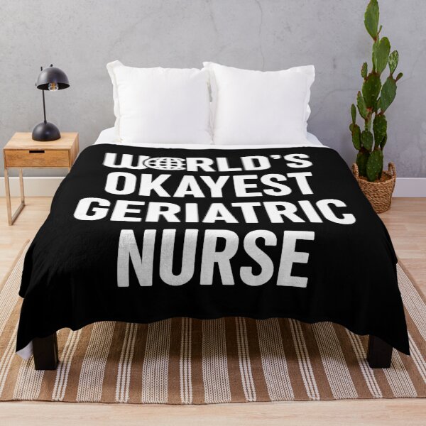 Item preview, World's Okayest Geriatric Nurse designed and sold by spacedowl.