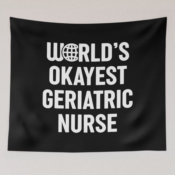 Item preview, World's Okayest Geriatric Nurse designed and sold by spacedowl.