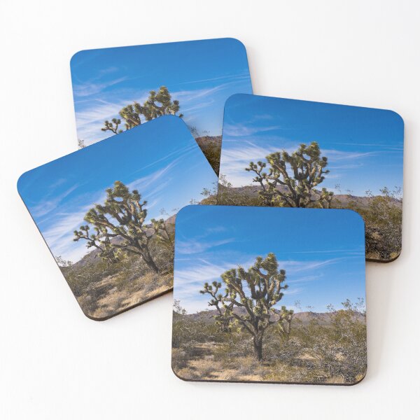 Item preview, Joshua Trees dot the desert in the Mojave National Preserve in California designed and sold by OrcaNature.