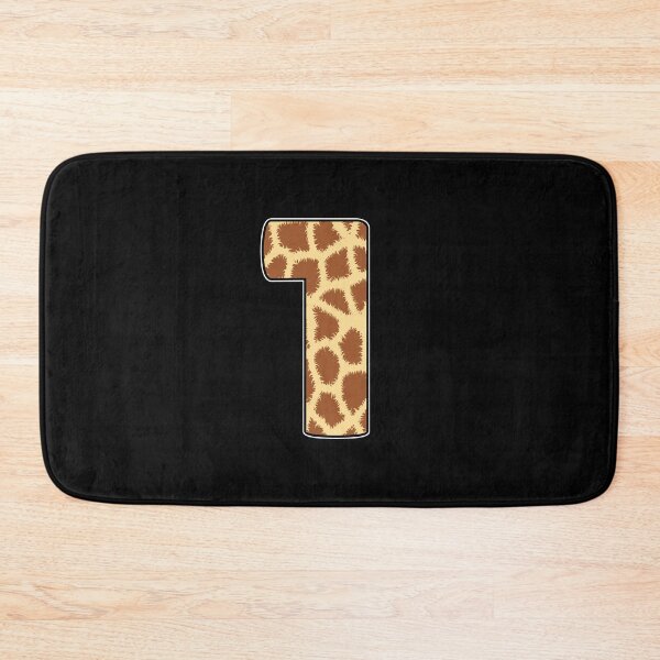 Item preview, Kid Giraffe 1st Birthday, 1 Year Old Wild Animal, Number One Safari Zoo designed and sold by singRsong.