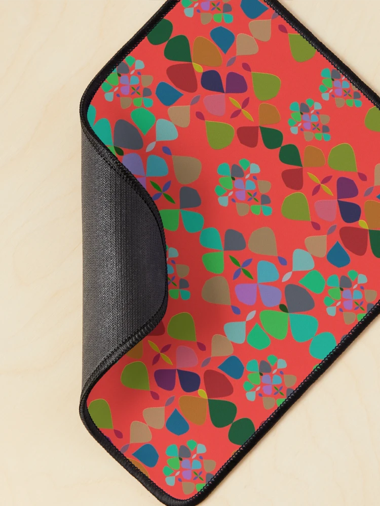 Thumbnail 2 of 5, Mouse Pad, Abstract Colorful Floral Pattern Design 6 designed and sold by ClassyPatterns.