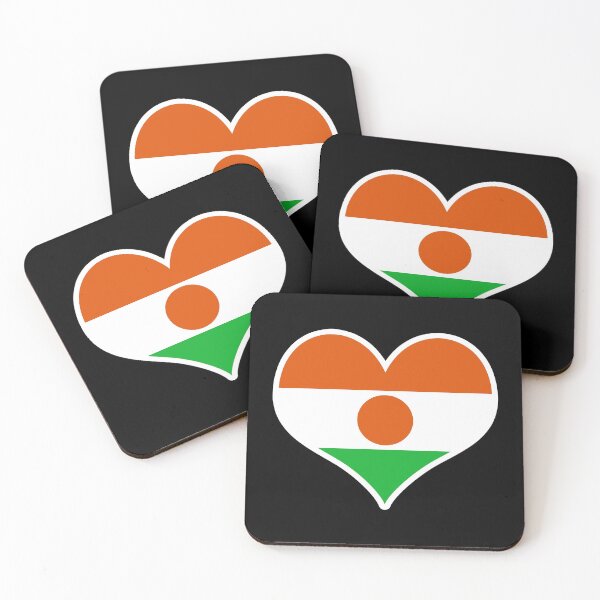 Item preview, Niger Flag Heart designed and sold by PKHalford.