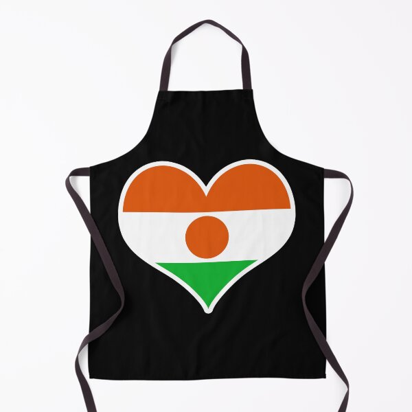 Item preview, Niger Flag Heart designed and sold by PKHalford.