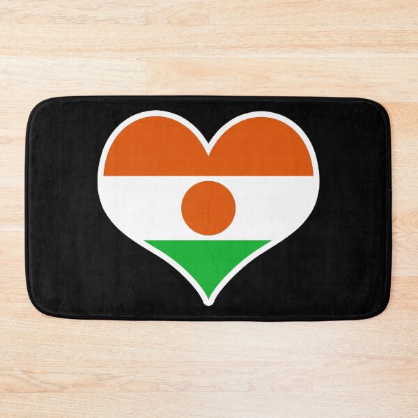 Item preview, Niger Flag Heart designed and sold by PKHalford.
