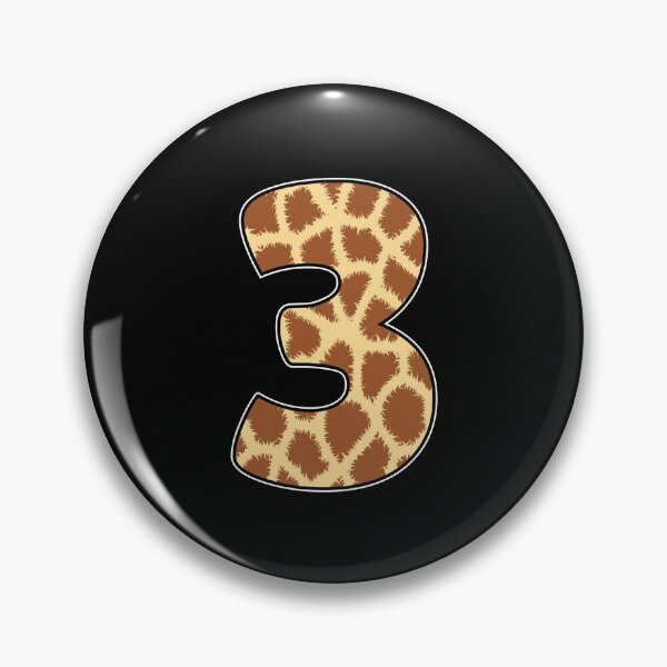 Item preview, Kid Giraffe 3rd Birthday, 3 Years Old Wild Animal, Number Three Safari Zoo designed and sold by singRsong.