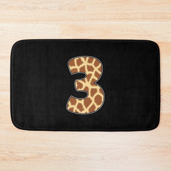 Item preview, Kid Giraffe 3rd Birthday, 3 Years Old Wild Animal, Number Three Safari Zoo designed and sold by singRsong.