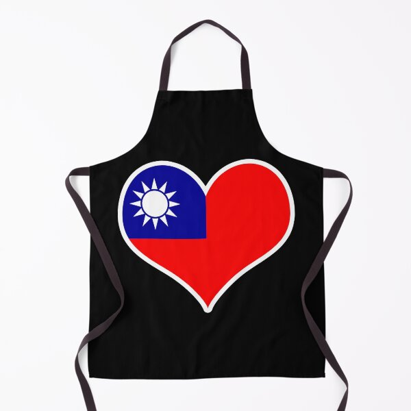 Item preview, Taiwan Flag Heart designed and sold by PKHalford.