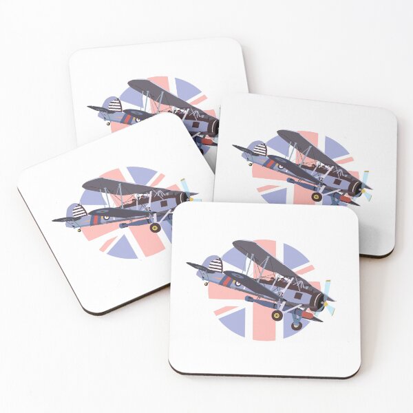 Item preview, Fairey Swordfish British Torpedo Bomber with British Flag designed and sold by NorseTech.