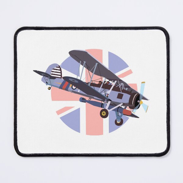 Item preview, Fairey Swordfish British Torpedo Bomber with British Flag designed and sold by NorseTech.