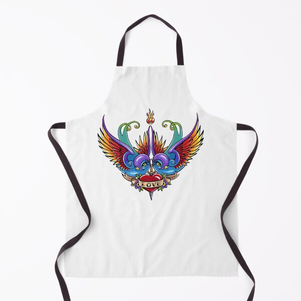 Item preview, Eternal Love Swallow Tattoo Rainbow Birds by Myka Jelina designed and sold by Myka Jelina.