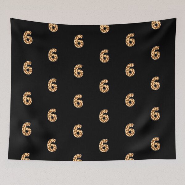 Item preview, Kid Giraffe 6th Birthday, 6 Years Old Wild Animal, Number Six Safari Zoo designed and sold by singRsong.