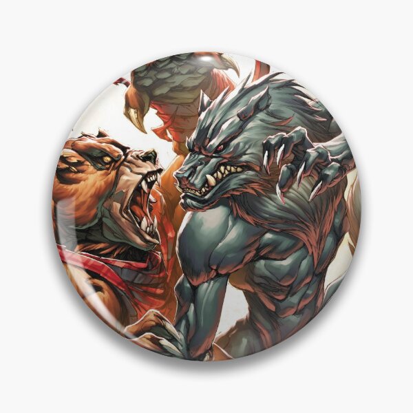 Item preview, Werebear fights a werewolf tee designed and sold by jackscomics.