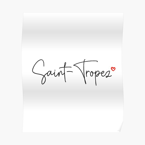 Saint Tropez Poster