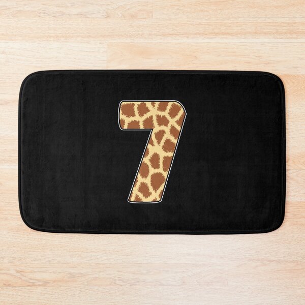 Item preview, Kid Giraffe 7th Birthday, 7 Years Old Wild Animal, Number Seven Safari Zoo designed and sold by singRsong.