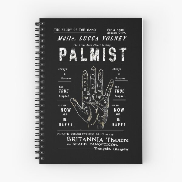Item preview, Mystical Palmistry Design for dark backgrounds designed and sold by BritPanopticon.