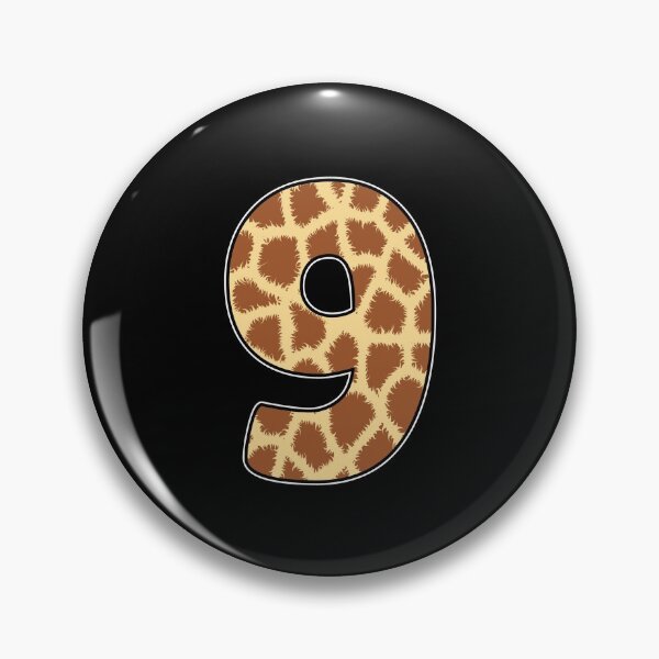 Item preview, Kid Giraffe 9th Birthday, 9 Years Old Wild Animal, Number Nine Safari Zoo designed and sold by singRsong.