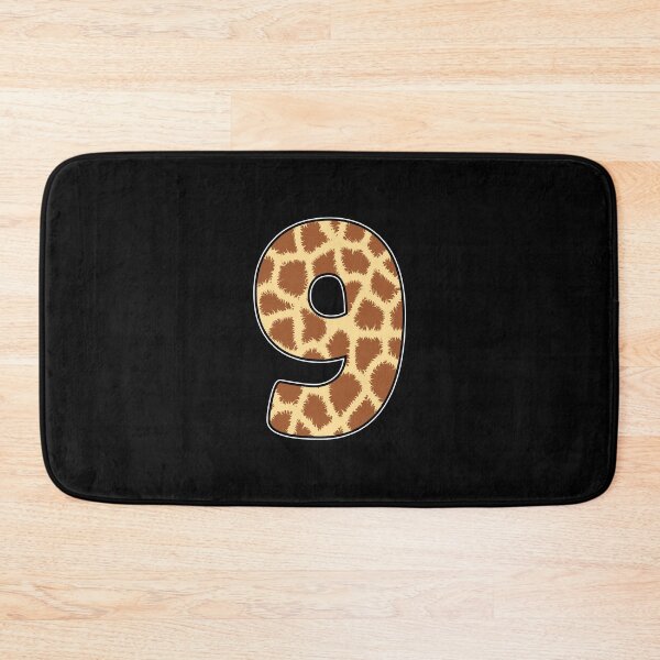 Item preview, Kid Giraffe 9th Birthday, 9 Years Old Wild Animal, Number Nine Safari Zoo designed and sold by singRsong.