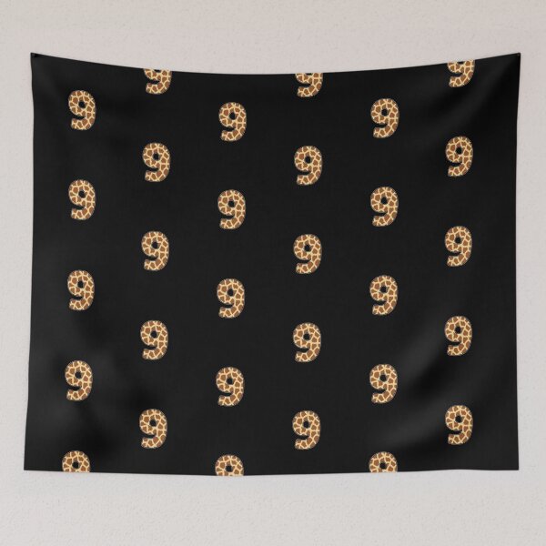 Item preview, Kid Giraffe 9th Birthday, 9 Years Old Wild Animal, Number Nine Safari Zoo designed and sold by singRsong.