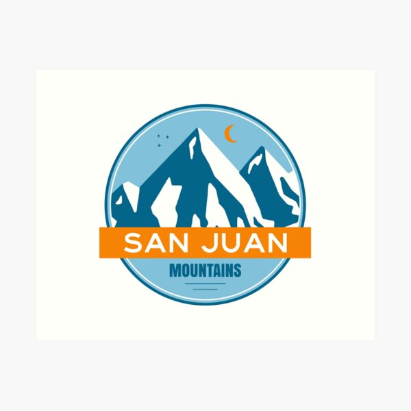 Aperçu de l'œuvre Montagnes San Juan Colorado Nouveau Mexique créée et vendue par Esskay Designs.