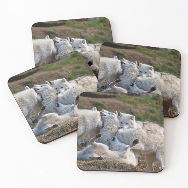 Item preview, Arctic Wolves Playing designed and sold by Michael Cummings.