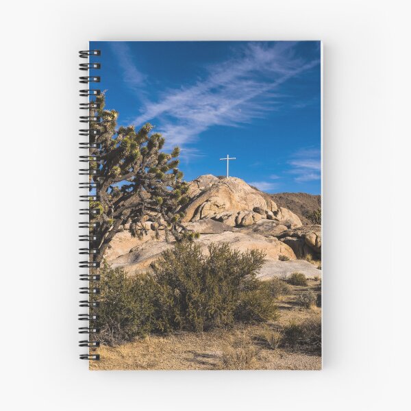 Item preview, The Mojave Memorial Cross and War Memorial near the ghost town of Cima in the Mojave National Preserve in California designed and sold by OrcaNature.