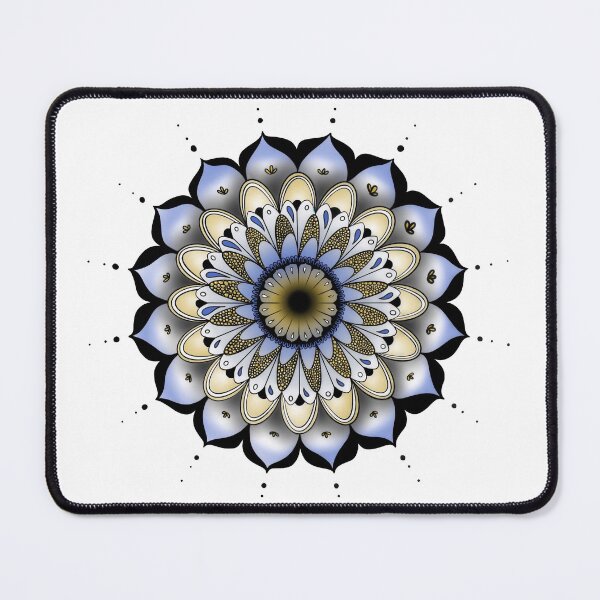 Item preview, Black Gradient Flower designed and sold by Wrabbitheart.