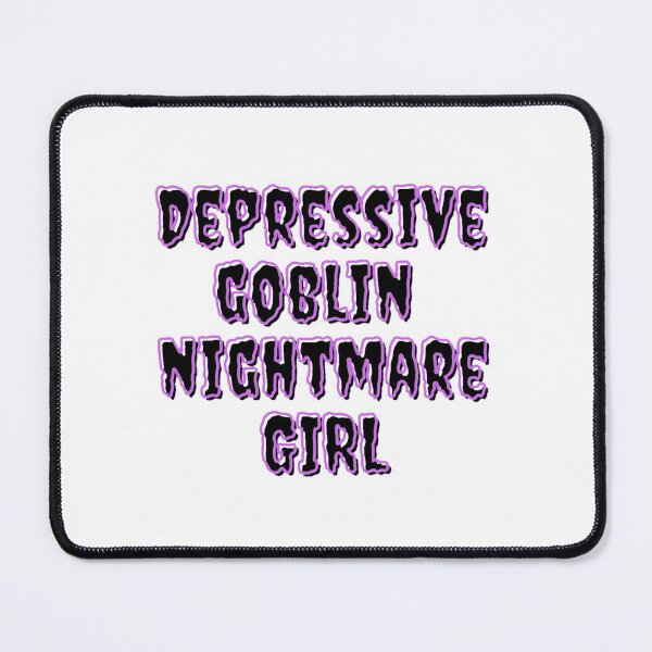 Item preview, Depressive goblin nightmare girl designed and sold by daphhne.