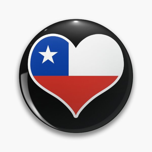 Item preview, Chile Flag Heart designed and sold by PKHalford.