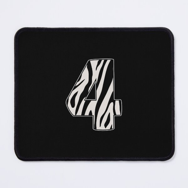 Item preview, Kid Zebra 4th Birthday, 4 Years Old Wild Animal, Number Four Safari Zoo designed and sold by singRsong.